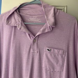 Purple vineyard vines polo